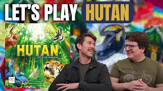 HUTAN: Life in the Rainforest | 2 Player Board Game Playthrough | Advanced Variant