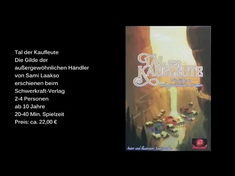 Tal der Kaufleute vom Schwerkraft-Verlag - Review / Test - Die Brettspieltester
