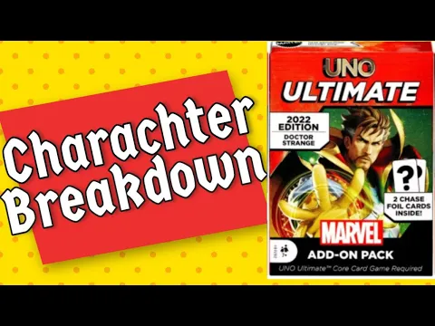 Doctor Strange - Uno Ultimate Marvel Character Breakdown