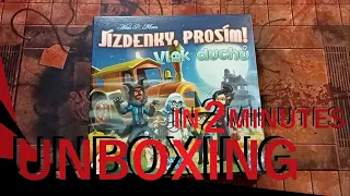 Ticket to Ride: Ghost Train UNBOXING in 2 minutes