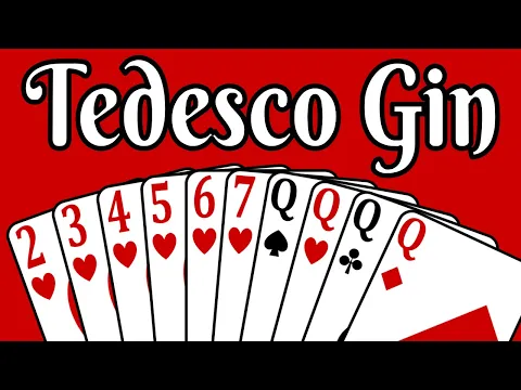 How to Play Tedesco Gin Rummy - a 2 player card game