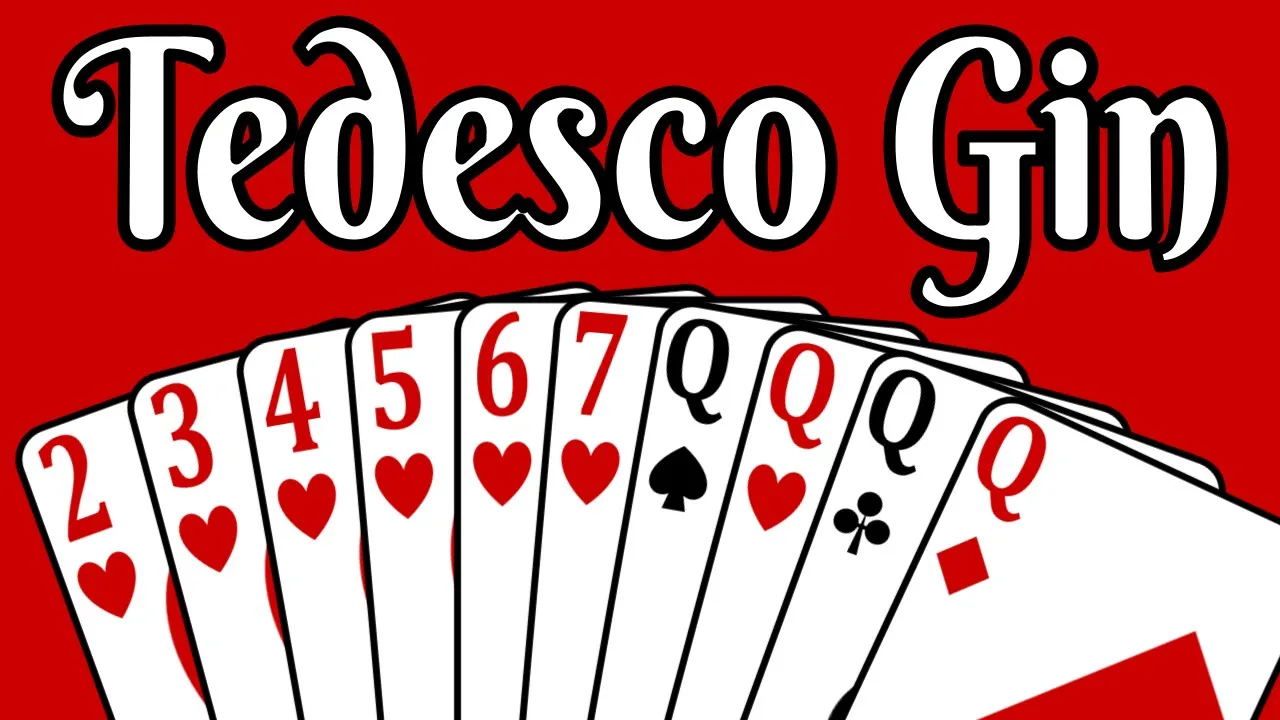 How to Play Tedesco Gin Rummy - a 2 player card game
