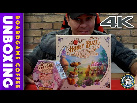 Honey Buzz Board Game 4k Unboxing