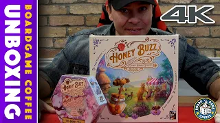 Honey Buzz Board Game 4k Unboxing