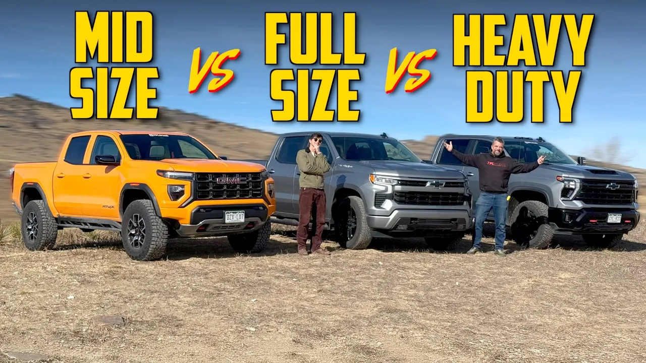 Midsize vs Half-Ton vs Heavy-Duty: Here's The Truck You REALLY Need!