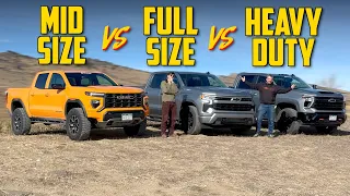 Midsize vs Half-Ton vs Heavy-Duty: Here's The Truck You REALLY Need!