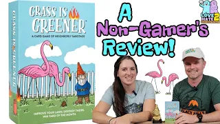 Grass Is Greener - A Non-Gamer's Review! #boardgames @bluestarpress793 @makinglemonadegames