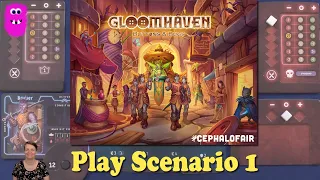 Gloomhaven: Buttons & Bugs, Playthrough Scenario 1 (new version in HD)
