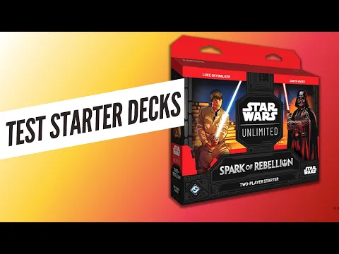 Playing Star Wars Unlimited Starter Decks on Force Table