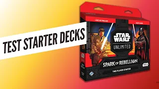 Playing Star Wars Unlimited Starter Decks on Force Table