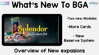 Whats New To BGA! Splendor The Sun Never sets Expansion