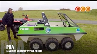Voiture amphibie VP 2025 Poncin : POA prend l'eau
