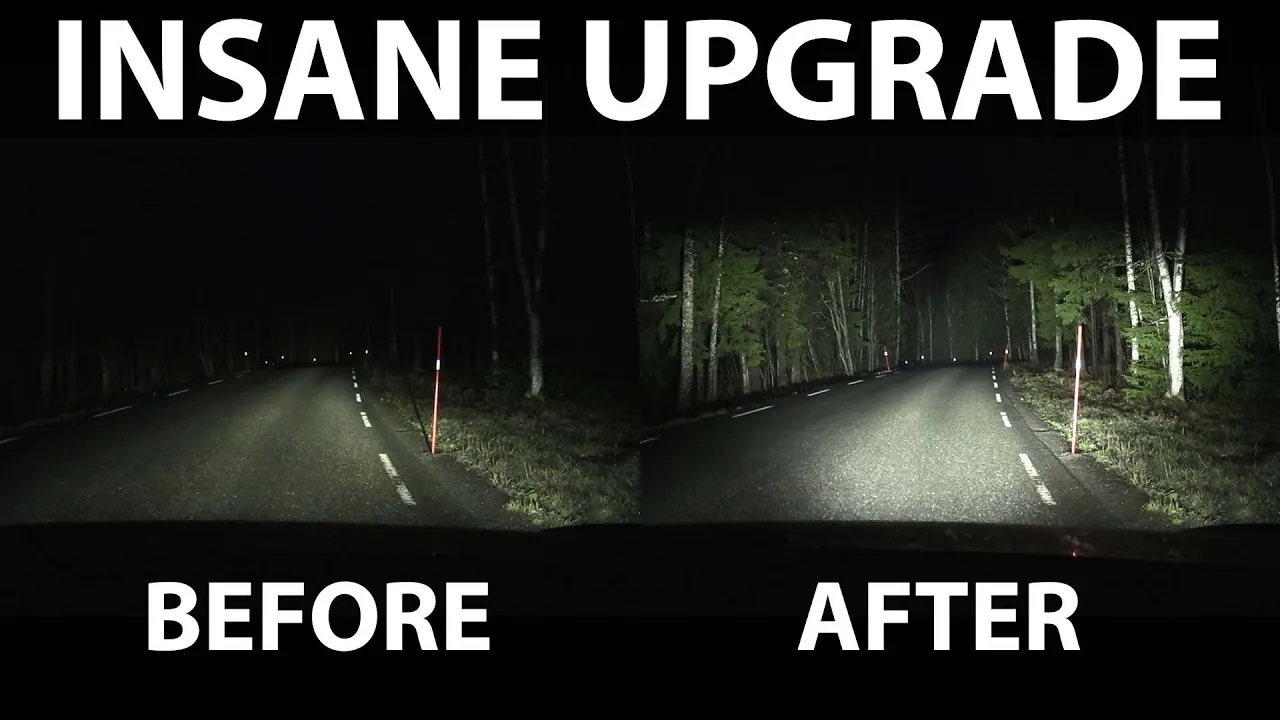 Tesla Model S P85 with Lazer Elite 18 w/lowbeam assist test