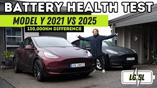 Battery Health Test! 2 Tesla Model Y w/ Totally Different Use Case