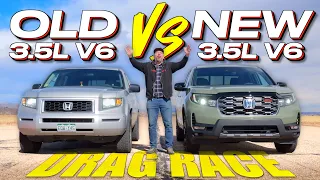 Old vs New Honda Ridgeline Drag Race - The Result Will Surprise You!