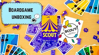 桌遊開箱&教學#5 - Scout (Boardgame unboxing & tutorial) | 附中文字幕
