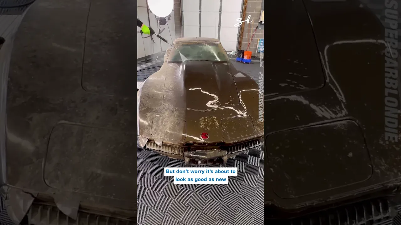 Corvette First Wash In 34 Years 😳