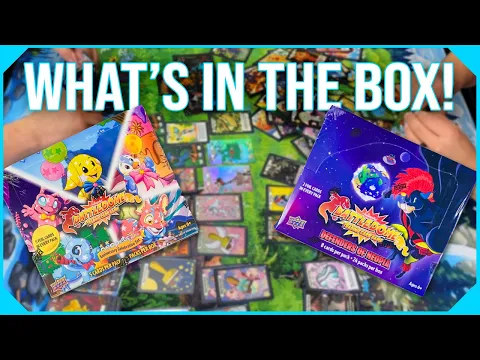 Unboxing TWO Neopets Booster Boxes!
