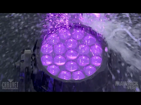 Product video thumbnail for Chauvet Maverick Storm 1 Wash RGBW IP65-Rated Moving Head Light