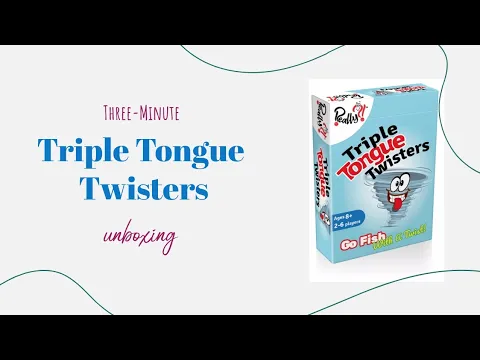 Triple Tongue Twisters - 3-Minute Unboxing