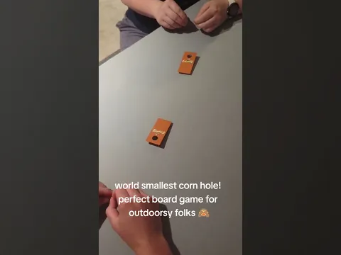 world's smallest #cornhole