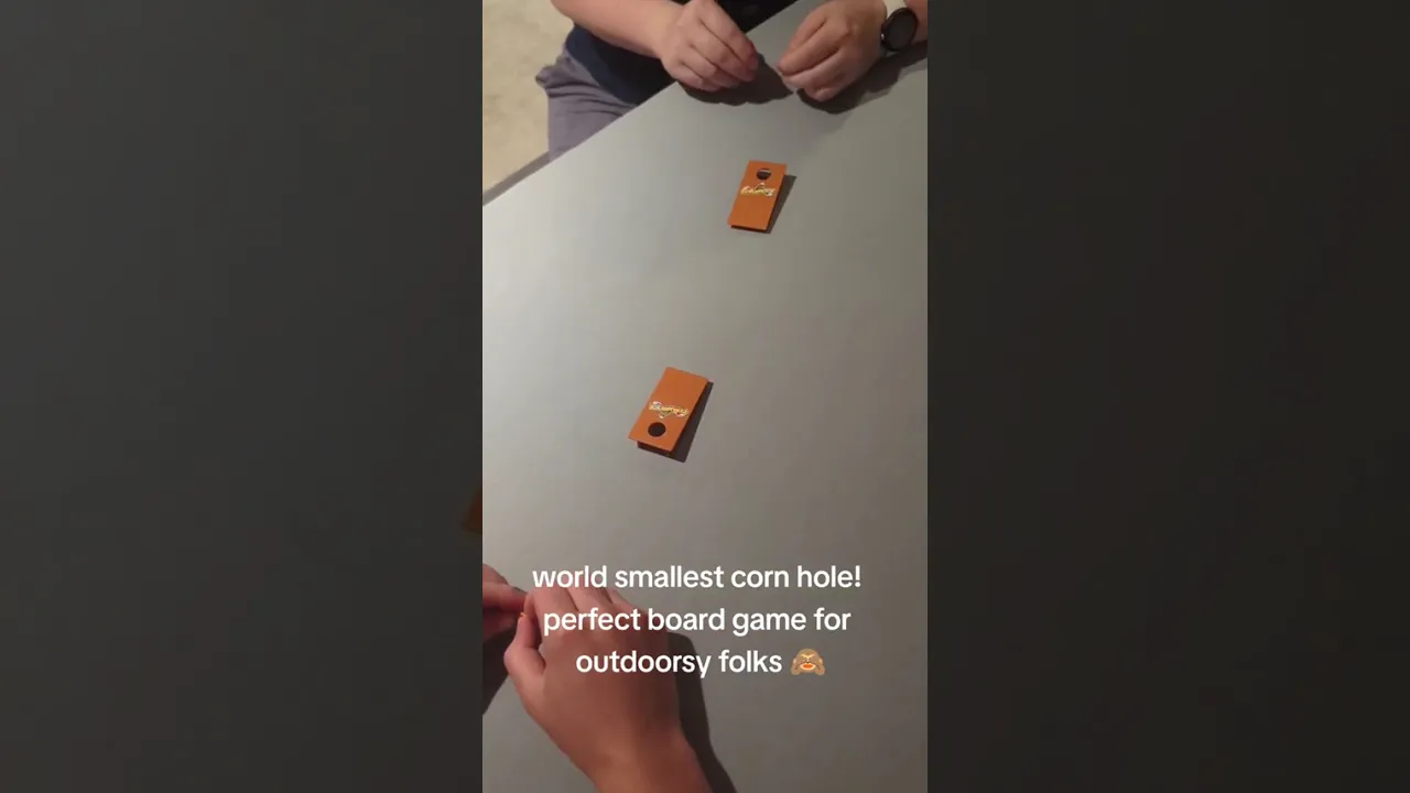 world's smallest #cornhole