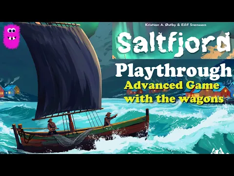Solo Playthrough Advanced Game with the Wagons - Saltfjord