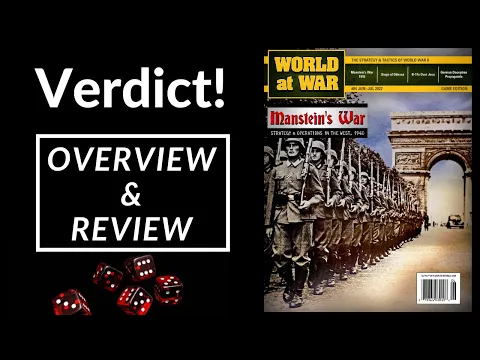 Verdict! Manstein's War: Decision in the West 1940 (Overview & Review)