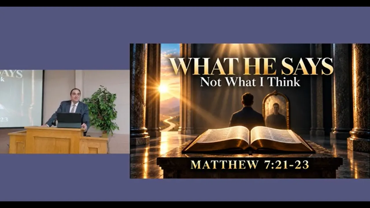 WHAT HE SAYS - Not What I Think