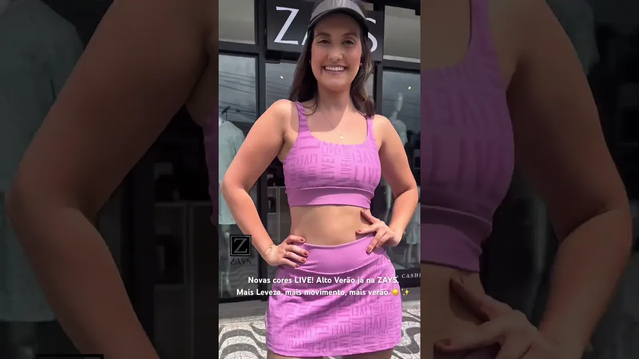 Video de  Roupas Esportivas, Pijamas e Acessórios é na ZAYS