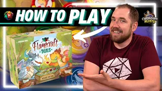 How to Play FLAMECRAFT DUALS in 5 Minutes | Plus Variants and Solo | Board Game Tutorial