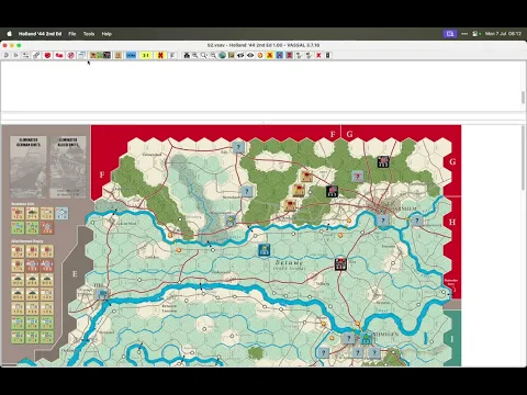Holland '44 - Learning to play - Going through the first turn with an experienced player