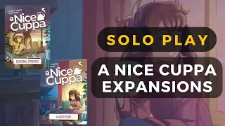 A Nice Cuppa (Button Shy) Expansions - Solo Playthrough | DaniCha