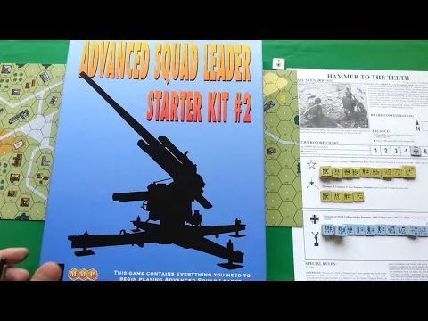 Let's play Advanced Squad Leader Starter Kit 2: Hammer to the Teeth, part 1