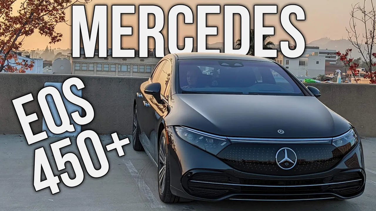 Mercedes EQS - First Drive! - Rear wheel steering, Hyperscreen, outstanding luxury!
