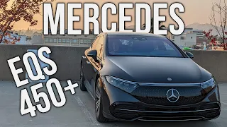 Mercedes EQS - First Drive! - Rear wheel steering, Hyperscreen, outstanding luxury!