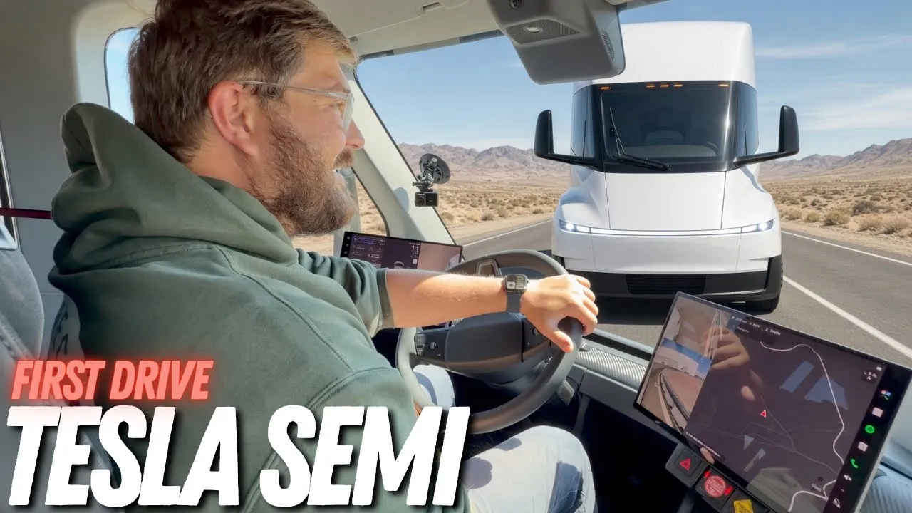 Tesla Semi - My First Drive!