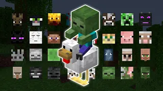 CHICKEN JOCKEY VS ALL MOBS | MINECRAFT CHICKEN JOCKEY VS ALL MOBS | MINECRAFT