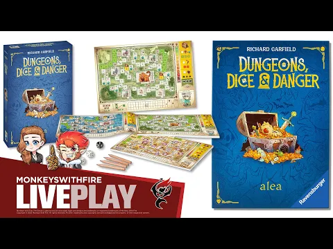 DUNGEONS, DICE & DANGER - RAVENSBURGER | BOARD GAME LIVE PLAY |