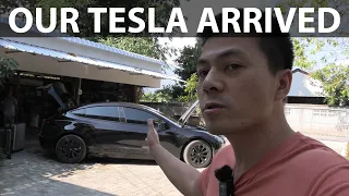 Taking delivery of Tesla Model 3 LR in Thailand part 1