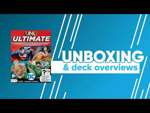 DC Uno Ultimate Unboxing & Deck Overviews | @realUNOgame