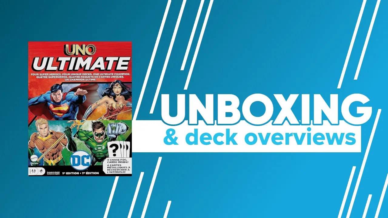 DC Uno Ultimate Unboxing & Deck Overviews | @realUNOgame