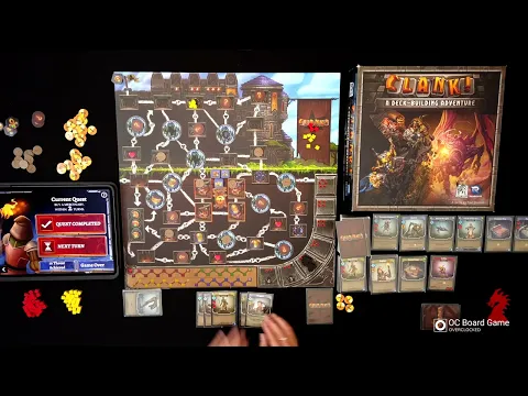 Clank played in 30 Seconds (4K Board Game Time Lapse)