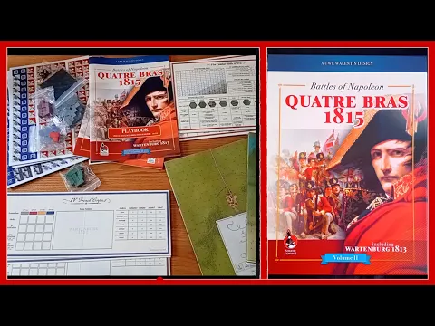 Quatre Bras - Napoleonic Wargame - Unboxing and Initial Impressions