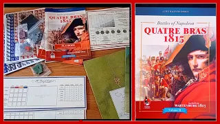Quatre Bras - Napoleonic Wargame - Unboxing and Initial Impressions