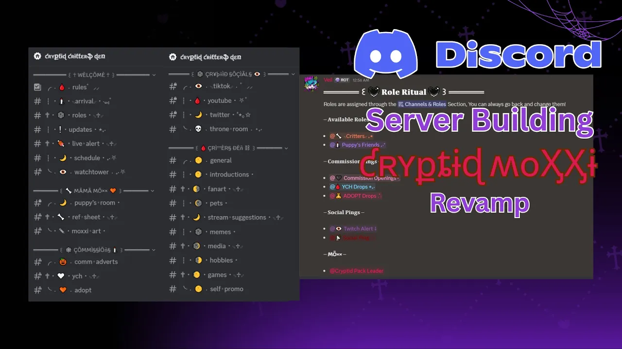 Discord Server Building by Veil 🦇 (@vesperaveil) | VGen