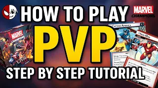 How to Play PVP in MARVEL CHAMPIONS | Step-by-Step Tutorial | Civil War Expansion Competitive Mode