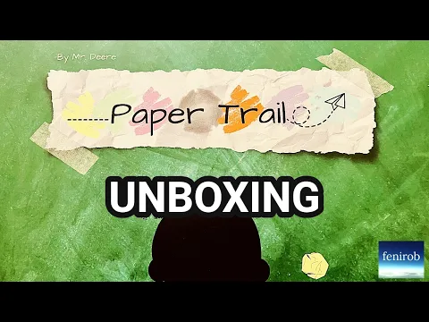 Paper Trail Board Game | Unboxing (No Talking)