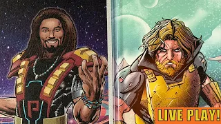 Let's Play Champions of the Galaxy Live Play Filsinger Games - Solo Tabletop Wrestling RPG - M2.560