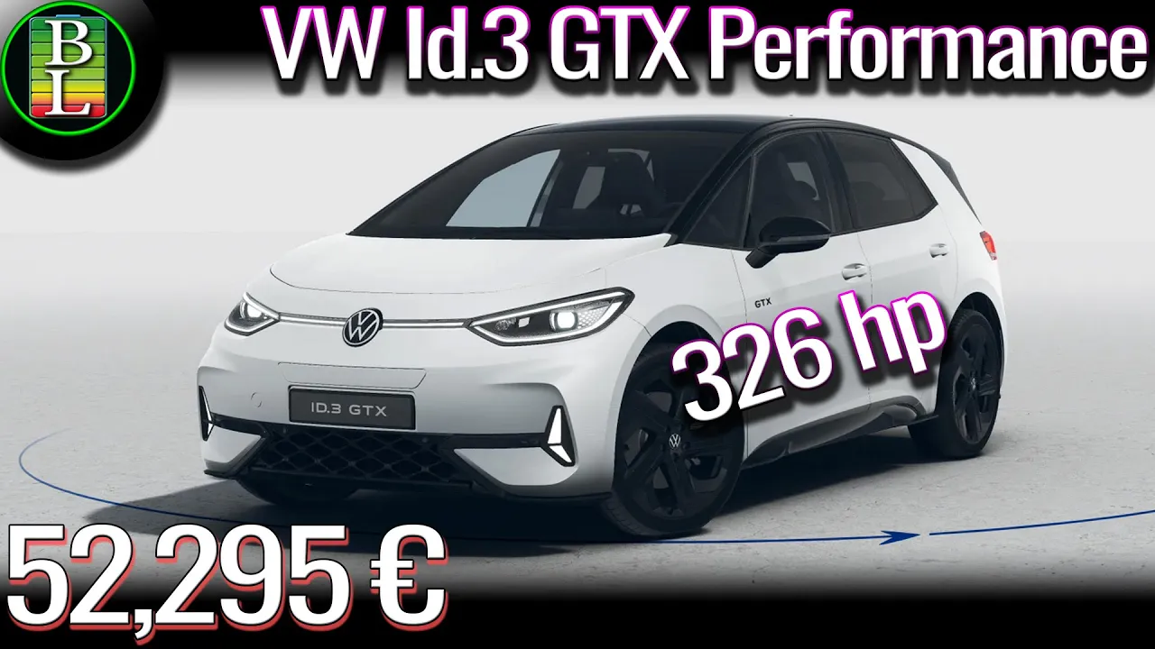 VW Id.3 GTX Performance can be ordered !!!